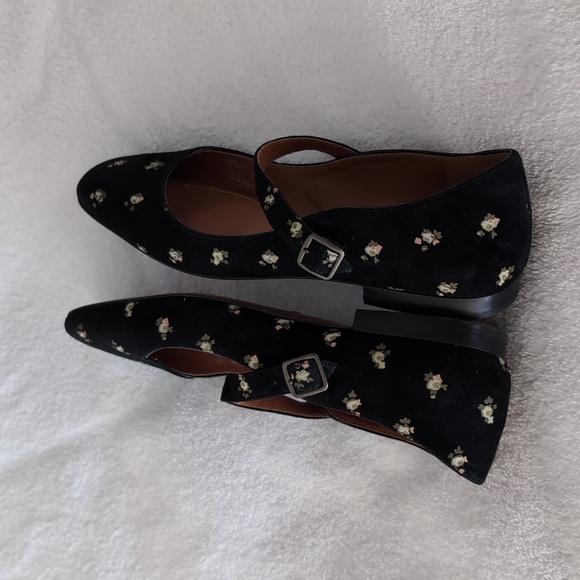 Coach suede ballerina flats, in excellent conditions. Very lightly used. - Picture 4 of 4